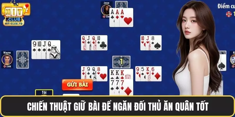 Chiến thuật giữ bài để ngăn đối thủ ăn quân tốt
