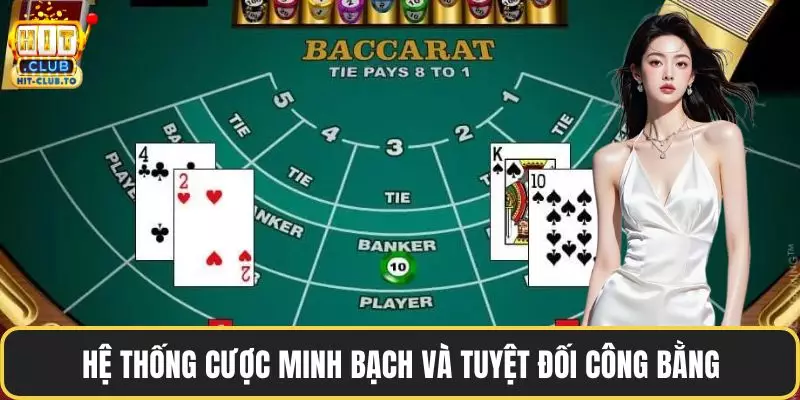 Hệ thống cược minh bạch và tuyệt đối công bằng
