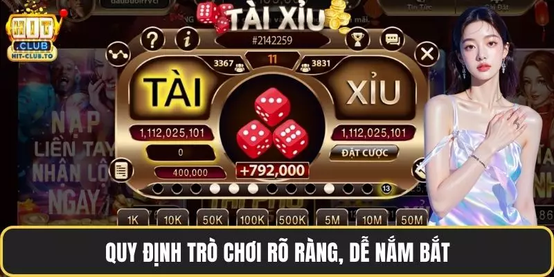 Quy định trò chơi rõ ràng, dễ nắm bắt